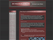 Tablet Screenshot of myinmatelocator.com